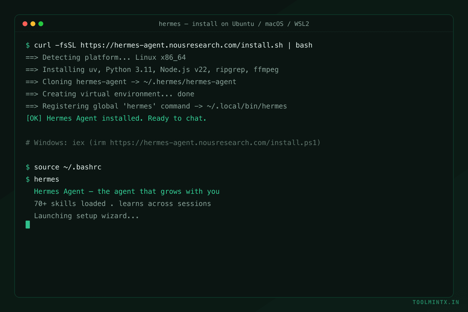 Hermes Agent Setup Guide: Install on Ubuntu, Windows & Mac with Local Models