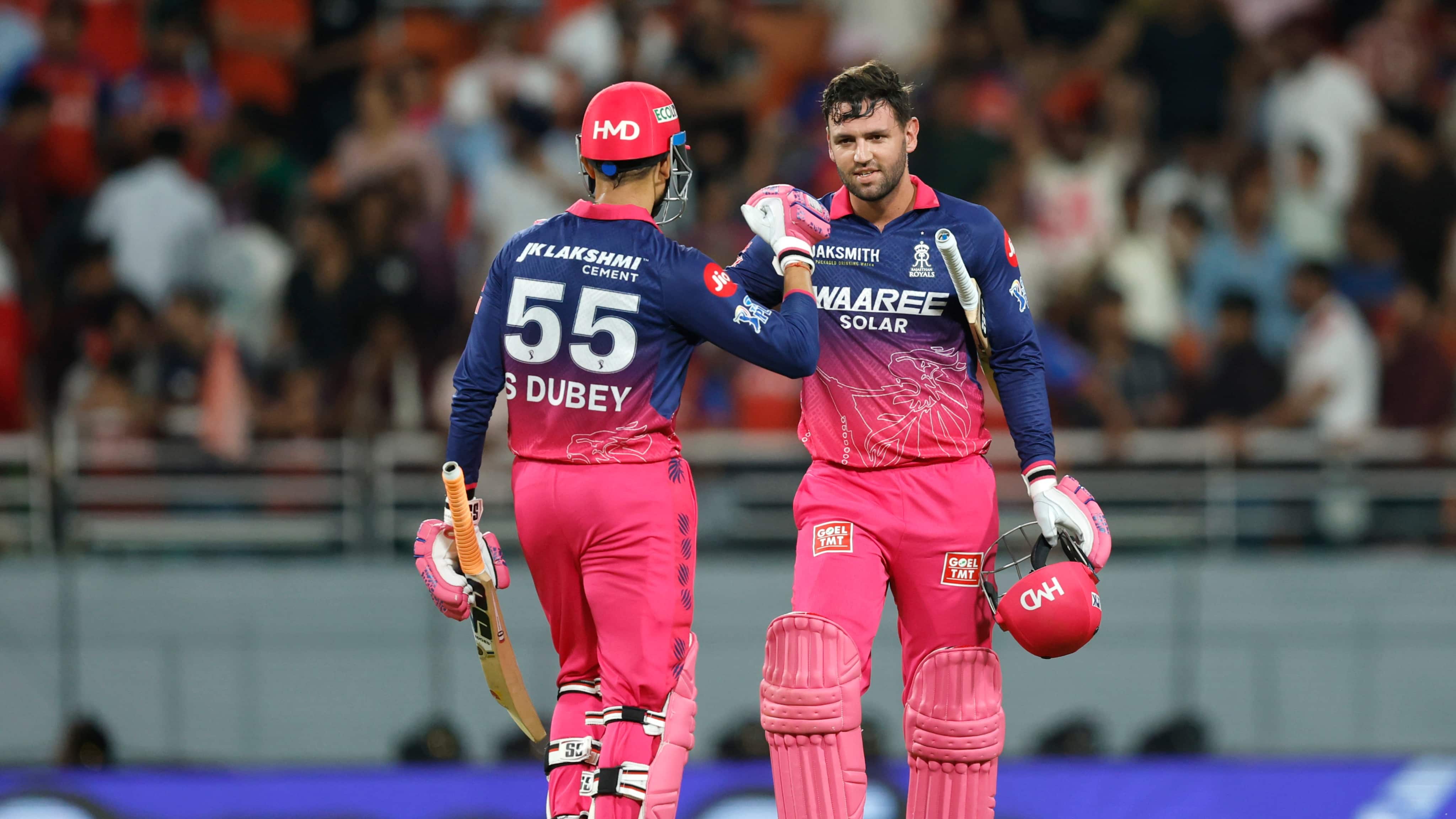 PBKS vs RR IPL 2026 match photo from the official IPL match report
